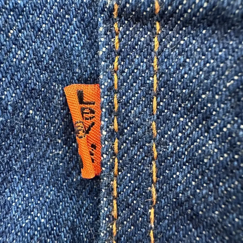 Vintage Levi's Orange Tab 505 Jeans Men’s 42 x 32‎ Dark Blue Denim Straight USA
